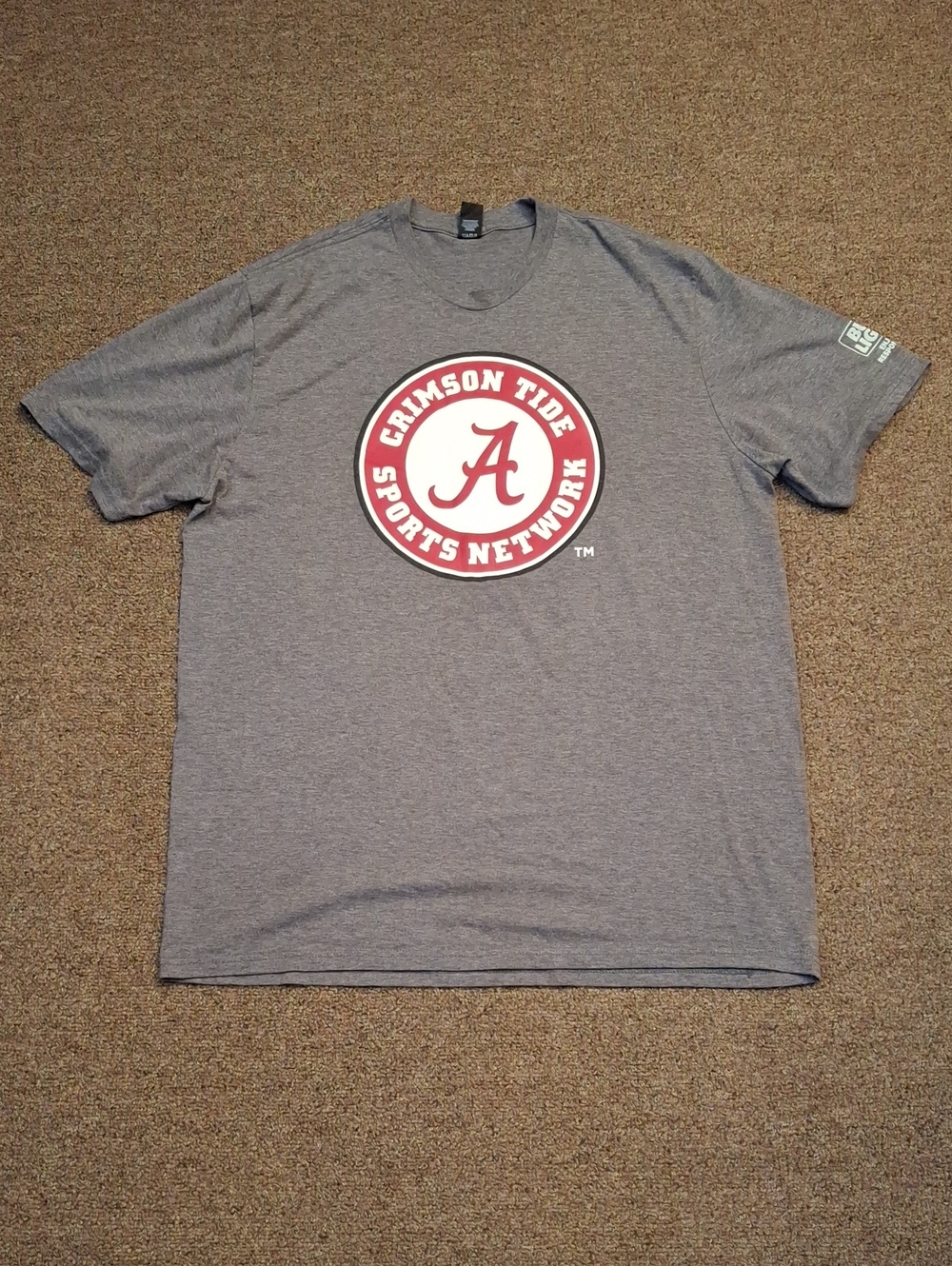 Alabama Crimson Tide Sports Network Logo Promo T-Shirt Mens 2XL